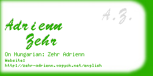 adrienn zehr business card